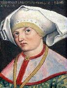Antoni Boys Portrait of Queen Jadwiga of Anjou oil